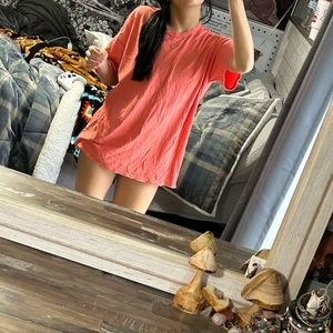 Aerie distressed oversized tee